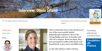 Interview: Olivia Leland