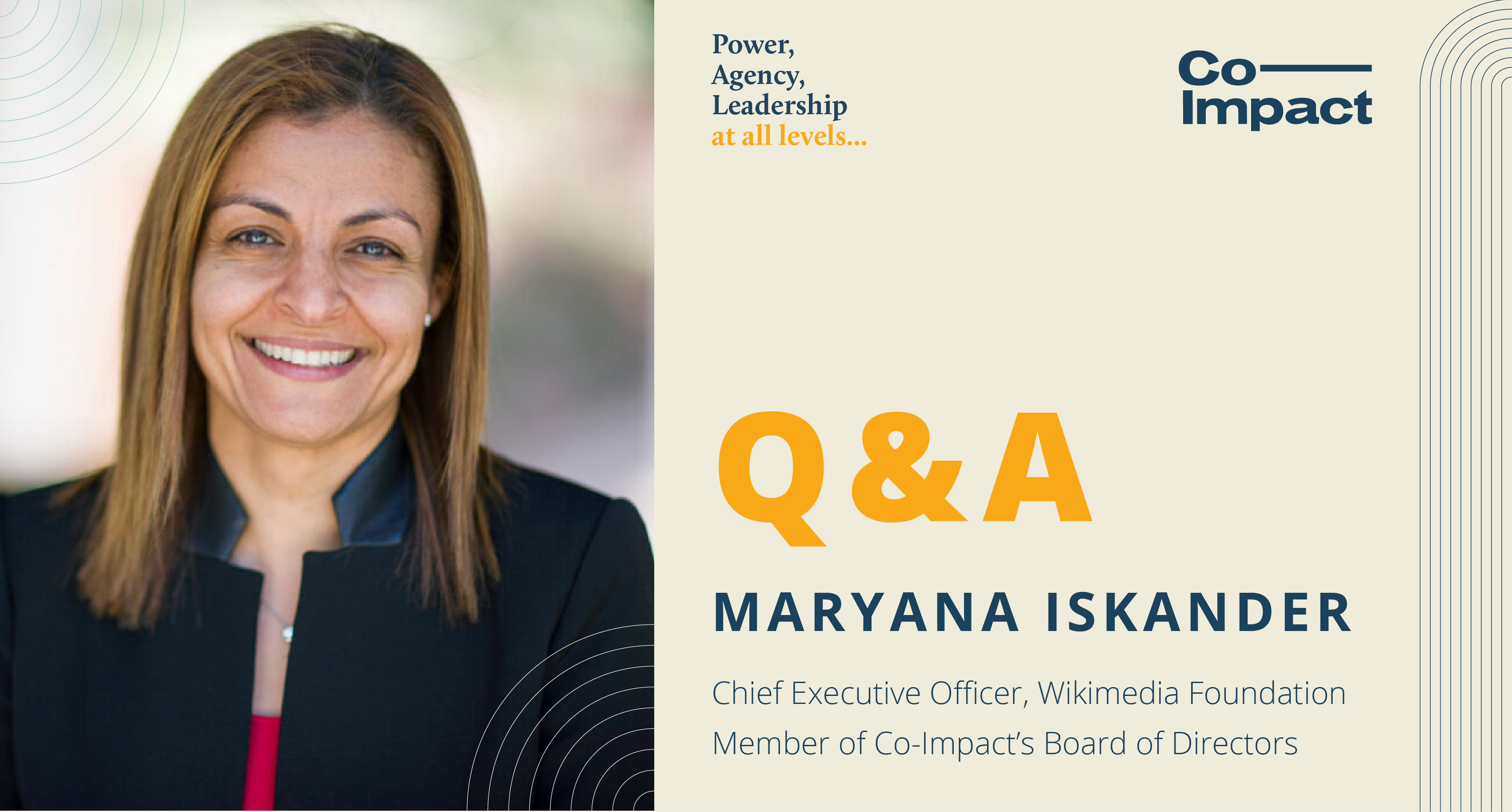 Maryana Iskander: “Embracing collaboration, leading with empathy and ...