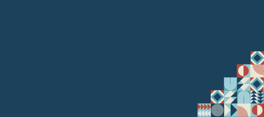 Abstract geometric background design with blue color and patterned shapes – Co-Impact website