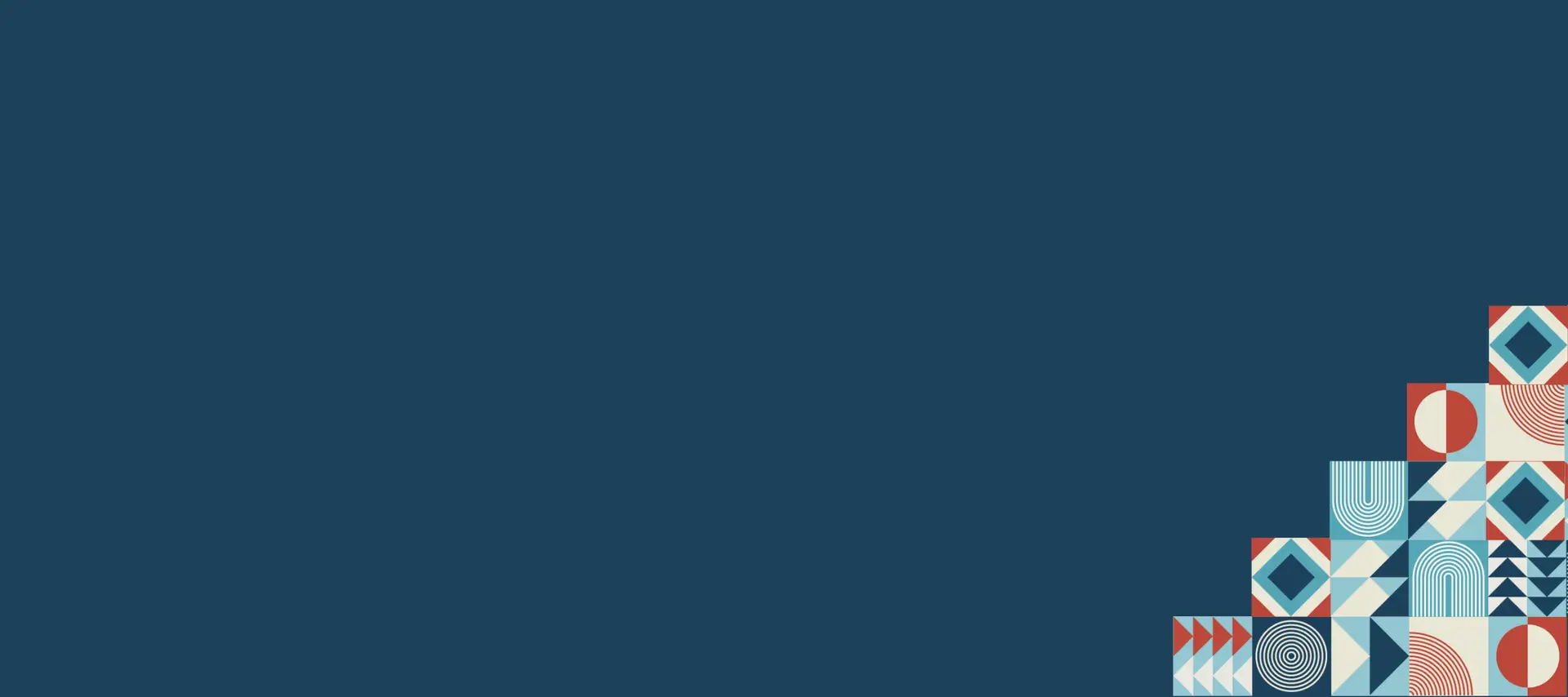 Abstract geometric background design with blue color and patterned shapes – Co-Impact website