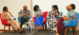 Group of Co-Impact team members and program partners at a end-of year dinner in Nairobi, Kenya, November 2025. Photo by Co-Impact.