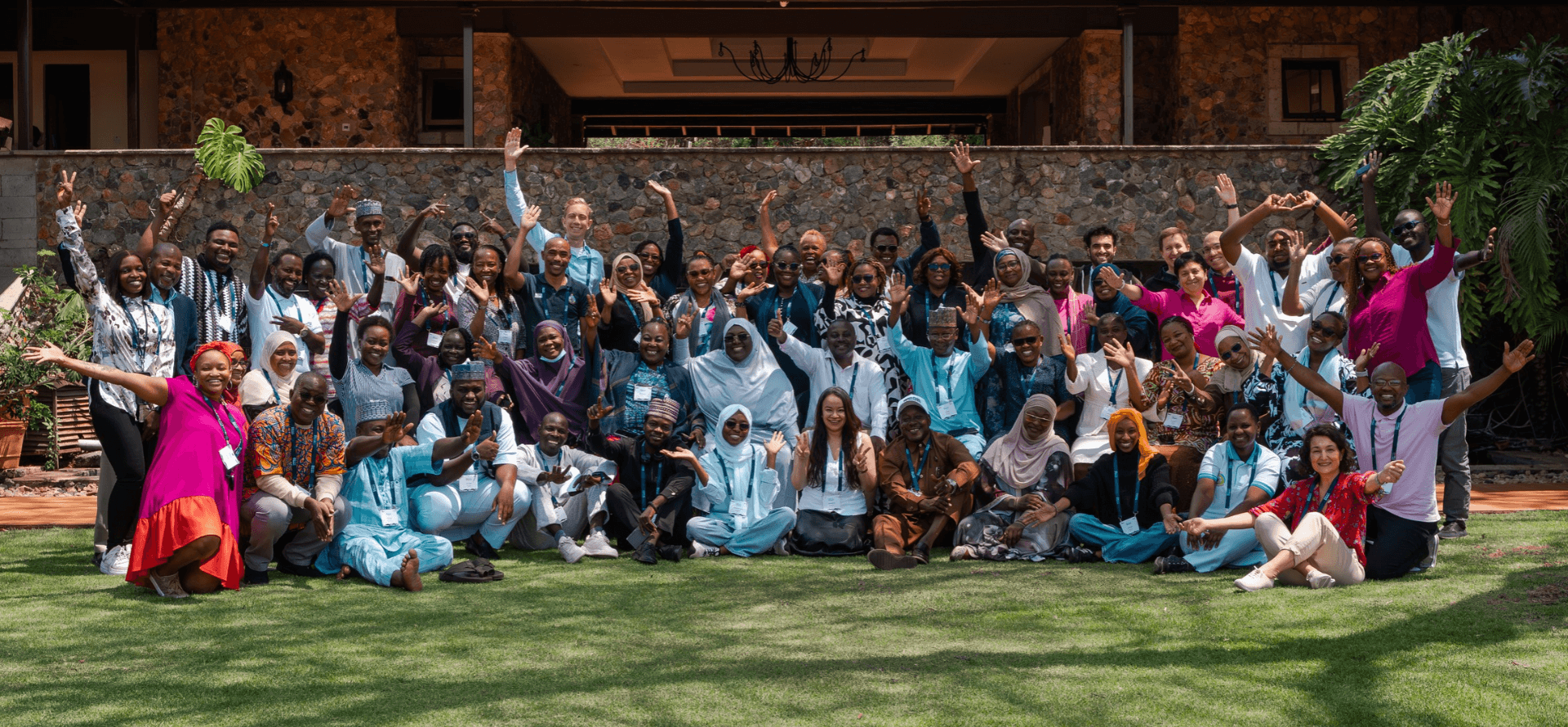The seven new program partners convened in Naivasha, Kenya, in July 2027 for the Design Workshop. Photo by Wamathai James/Co-Impact