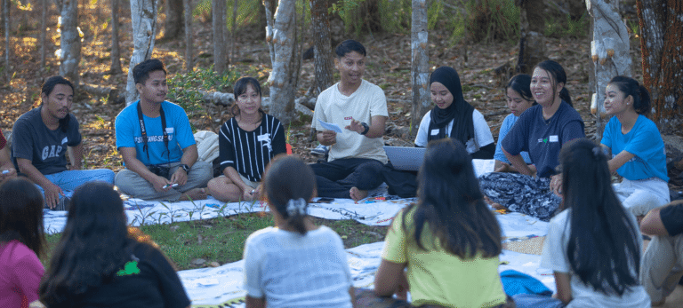 A youth association meeting held as part of LTKL’s work to advance environmentally sustainable development and community wellbeing through multi-stakeholder collaboration. Photo by LTKL