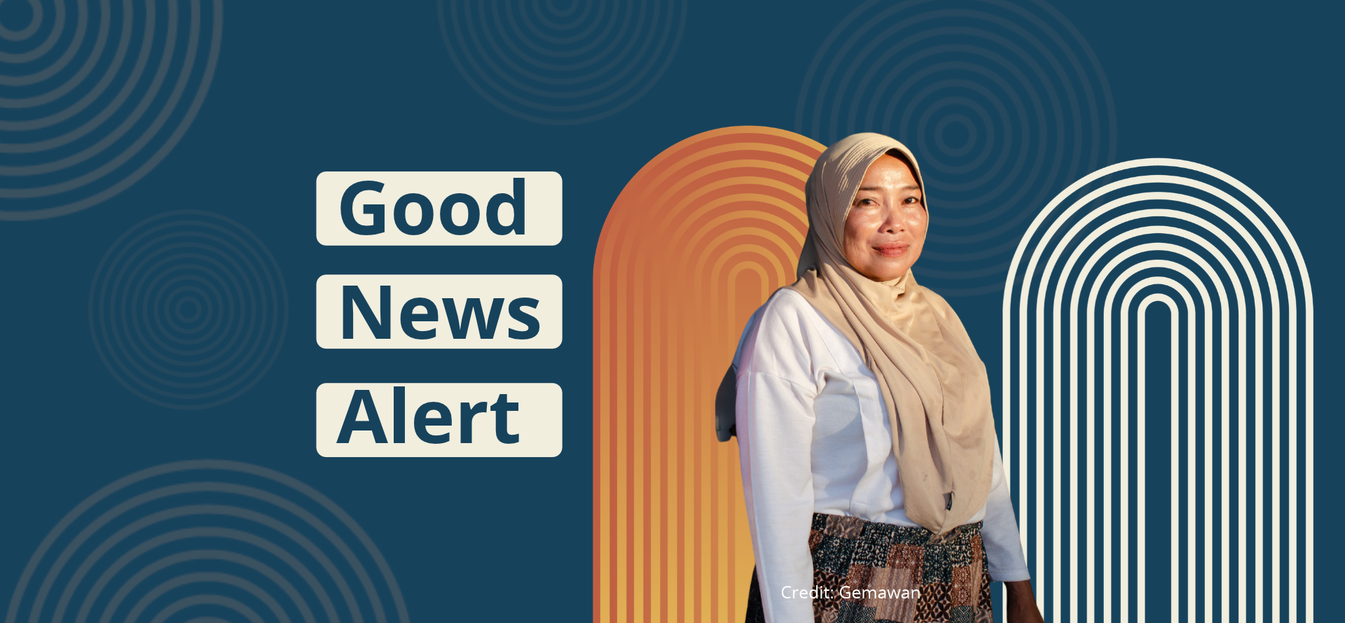 Header celebrating good news from program partners. Photo by Gemawan